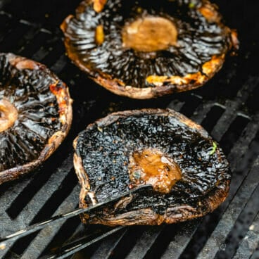 烤portobello蘑菇